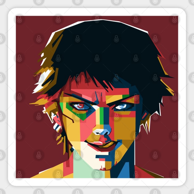 Trafalgar D.Law Popart Magnet by Shuriken